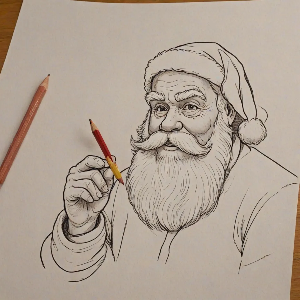 Jak narysować Świętego Mikołaja? Krok po kroku